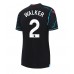 Manchester City Kyle Walker #2 Voetbalkleding Derde Shirt Dames 2023-24 Korte Mouwen